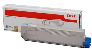 Toner pro "MC851" tiskárnu, OKI Cyan, 7,3 tis.stran